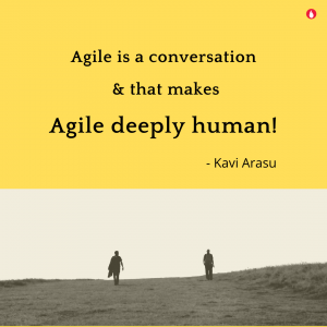 Agile is a conversation